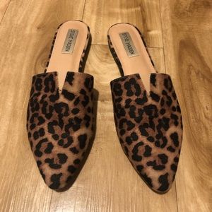 Cheetah-Print Mules